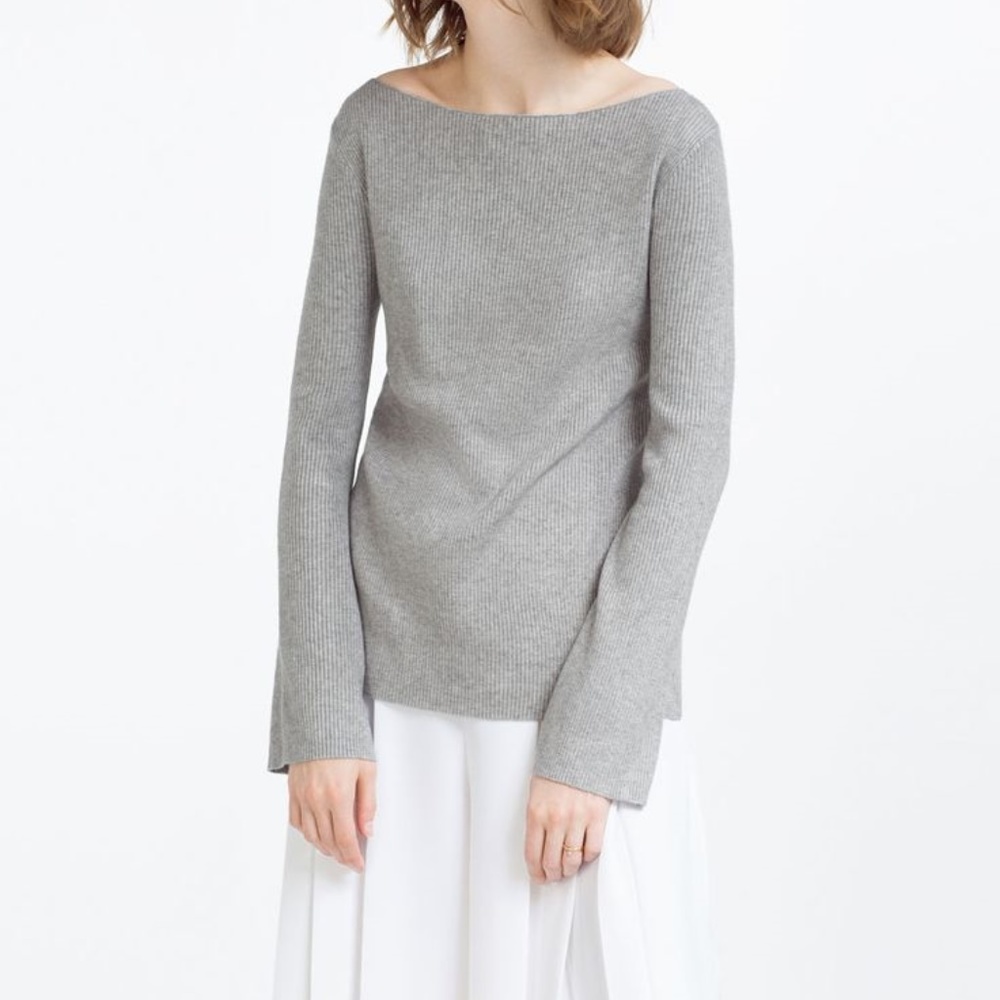 Zara sweater wtih crossback detail